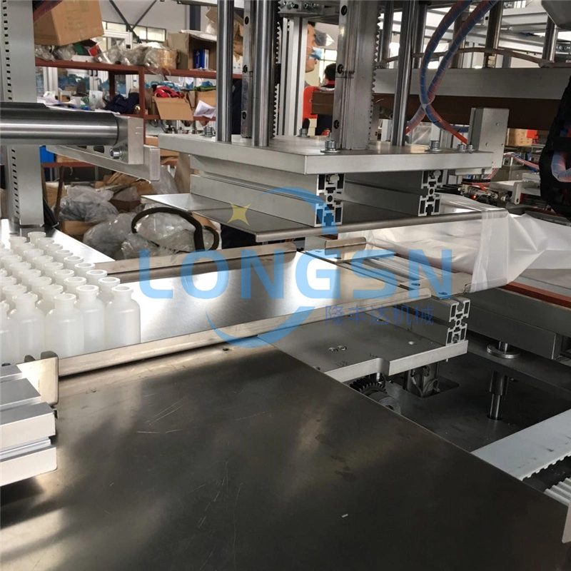 Automatic Empty Plastic Pet Bottle Bag Packing Packaging Machine with PVC Bag