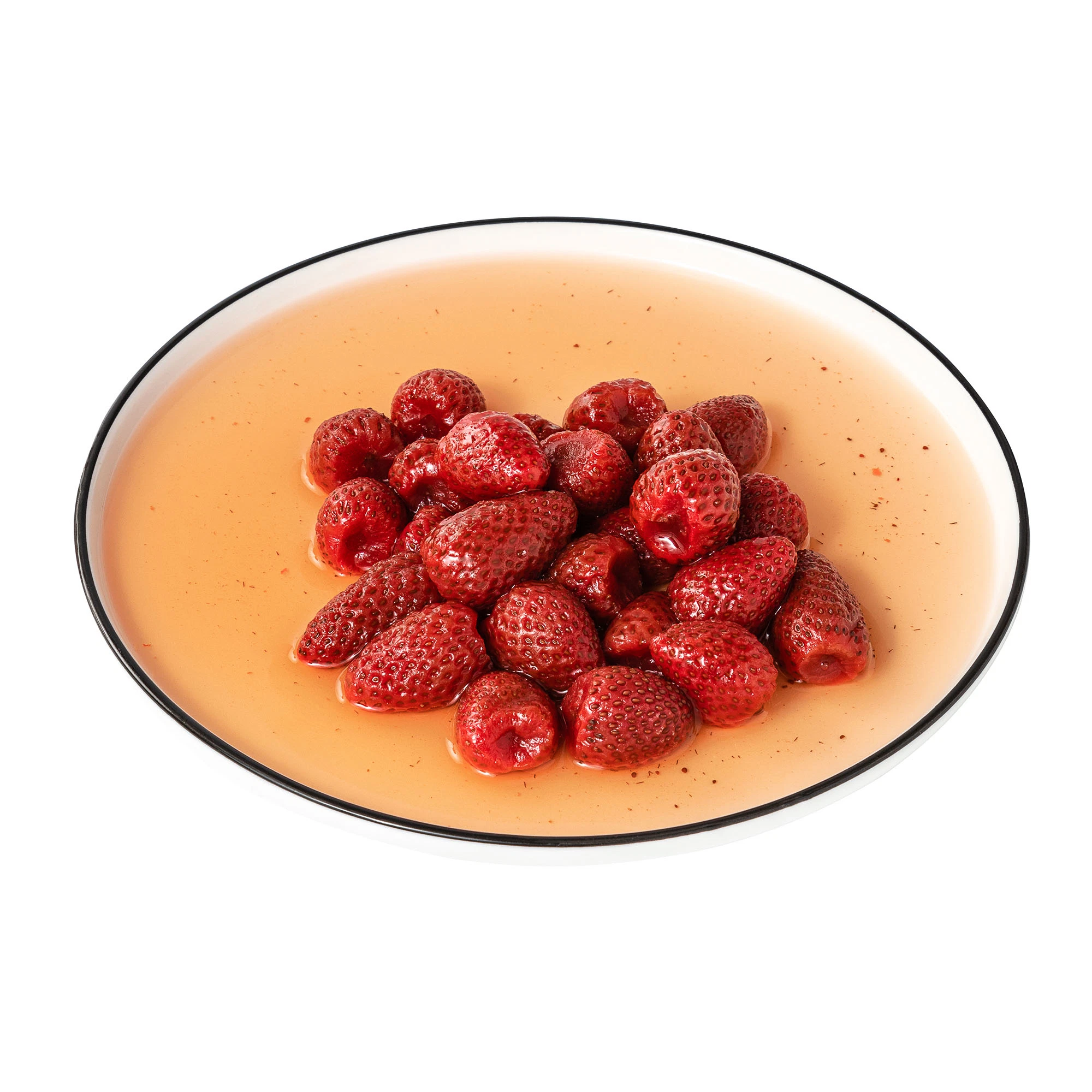 Fruits en conserve dans un sirop léger de fraises fraîches 425g