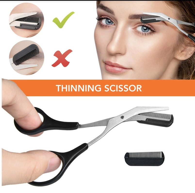 White Fashion Eyebrow Razor Kit Professional Exfoliate Facial Care Makeup Tool for Female