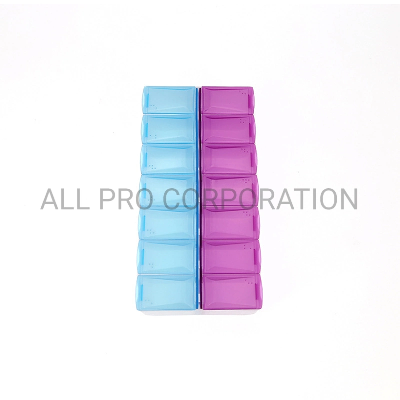 Monthly or Week 7 Days Plastic Pill Box Organizer