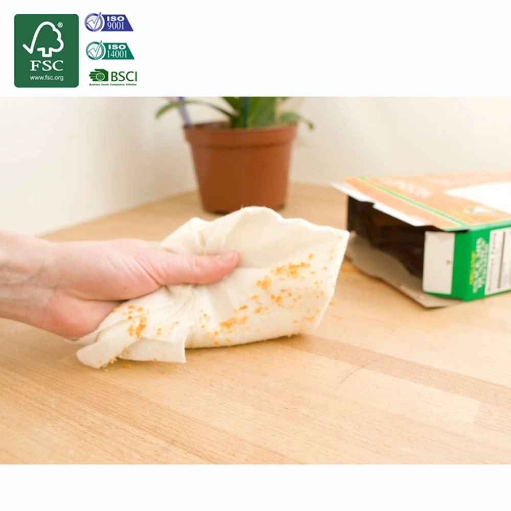 OEM/ODM 2 Ply Biodegradable Bamboo Pulp/Wood Pulp/Mixed Pulp Kitchen Roll Tissue Paper Towel