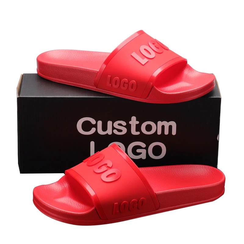 Henghao Custom Comfortable Non Slip Slides Bedroom Slippers for Women Men Indoor Outdoor Platform Slipper