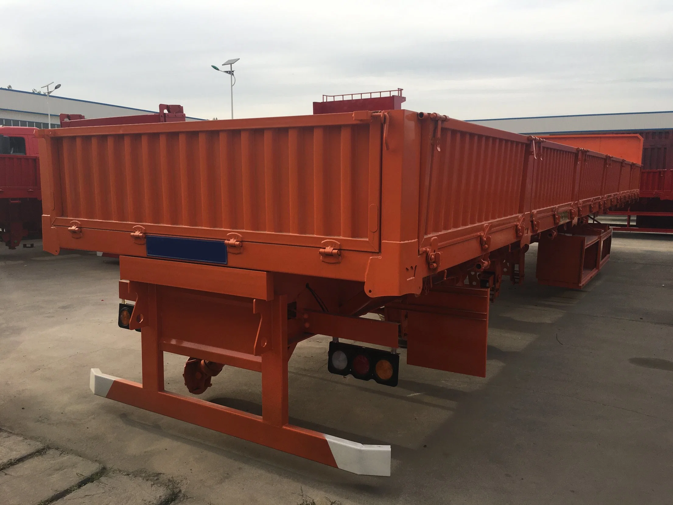 Venta caliente Semi-Trailer plano general, buen precio de venta de 3 ejes 20t Semi-Trailer