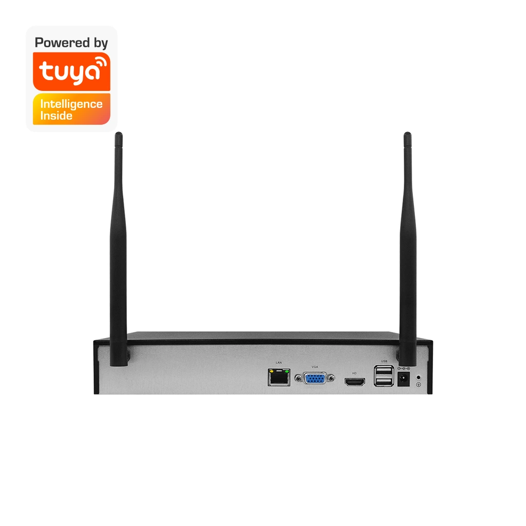 Комплект для беспроводной связи WiFi сетевой видеорегистратор комплекта 8CH безопасности системы камеры видео с разрешением 5 МП камера 2-канальный аудио Tuya