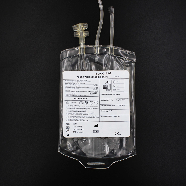 Single Double Triple Quadruple Blood Transfer Bag with Anticoagulation/Blood Bag