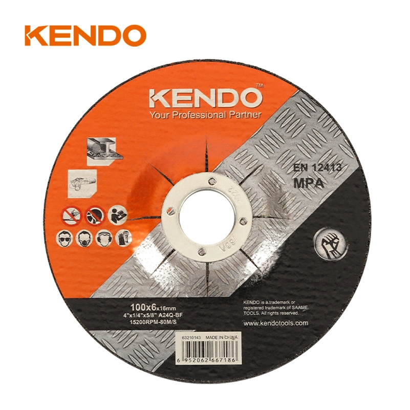 Kendo Depressed Centre Grinding Disc for Metal Suitable for Working on Curved Surfaces