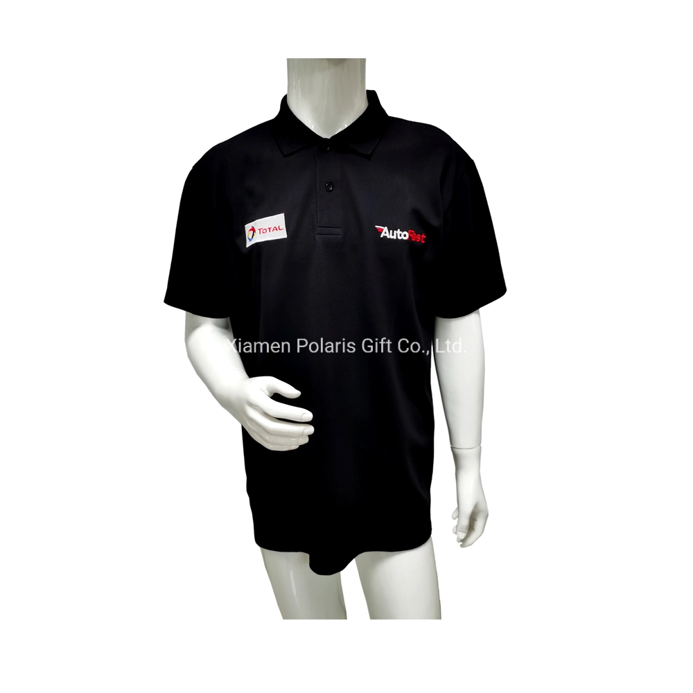 Wholesale Unisex Customized Oversize Clothing Plain Embroider Blank Polo Shirt 100% Cotton T Shirt for Shop Attendant