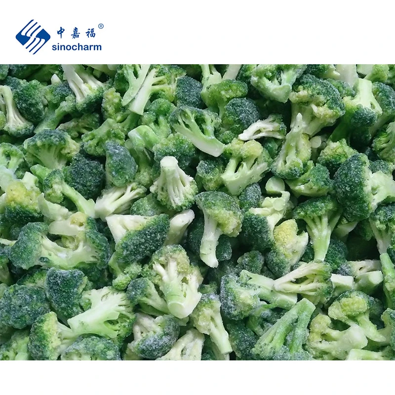 Sinocharm HACCP 3-5cm Frozen Green Vegetables Factory Price 10kg Bulk Fresh Wholesale/Supplier IQF Quick Frozen Broccoli