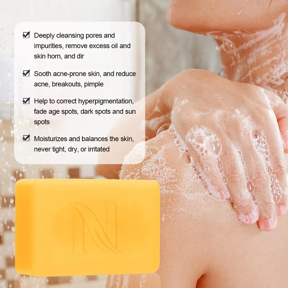Private Label Custom Cosmetics Natural Whitening Vitamin C Turmeric Soap