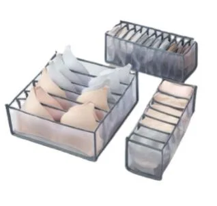 Foldable Cloth Storage Boxes Closet Drawer Divider Organizer Underwear Organizer for Clothes