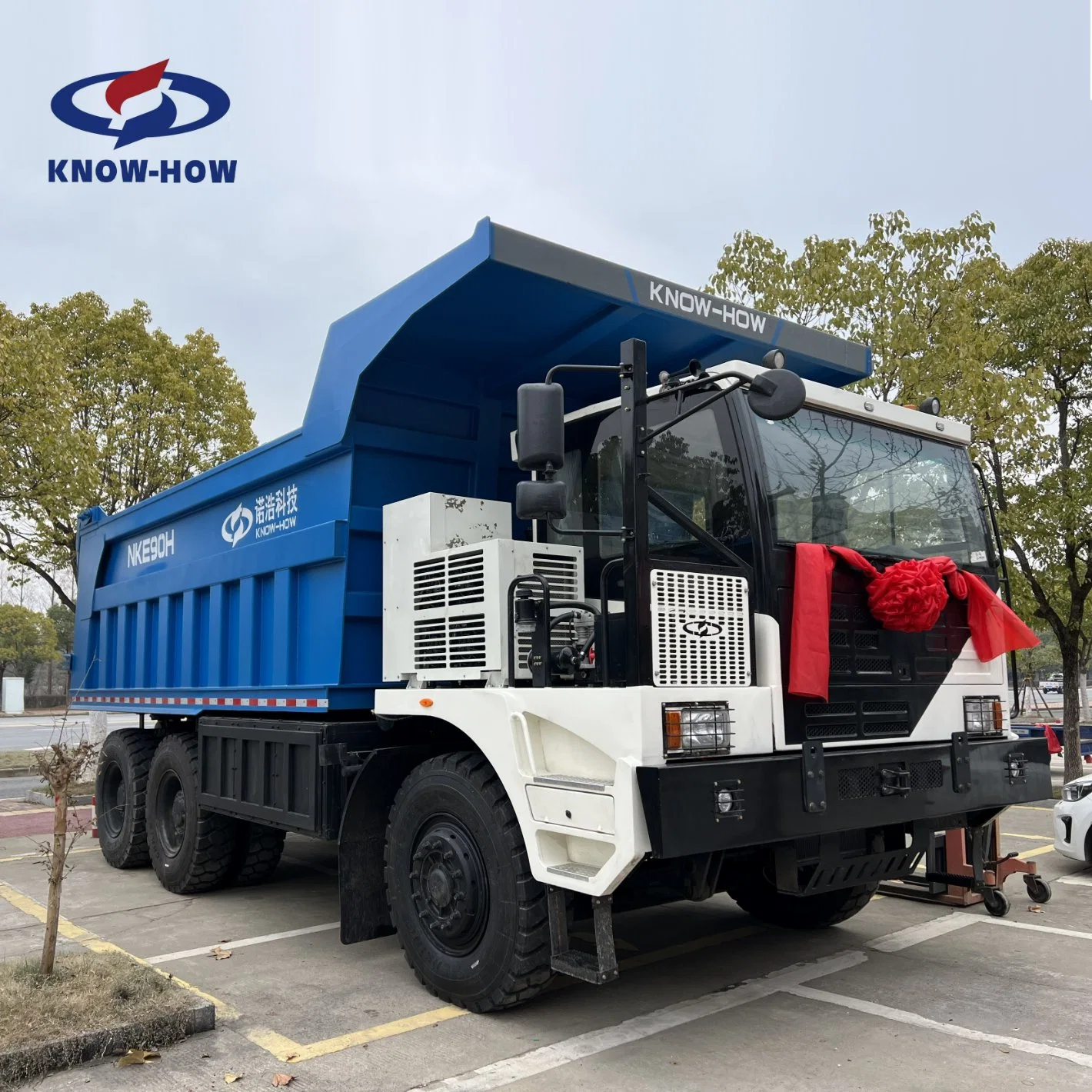 Nke90c 90 Tons Grade 350kwh Charging Mining Electric Dump Truck Price