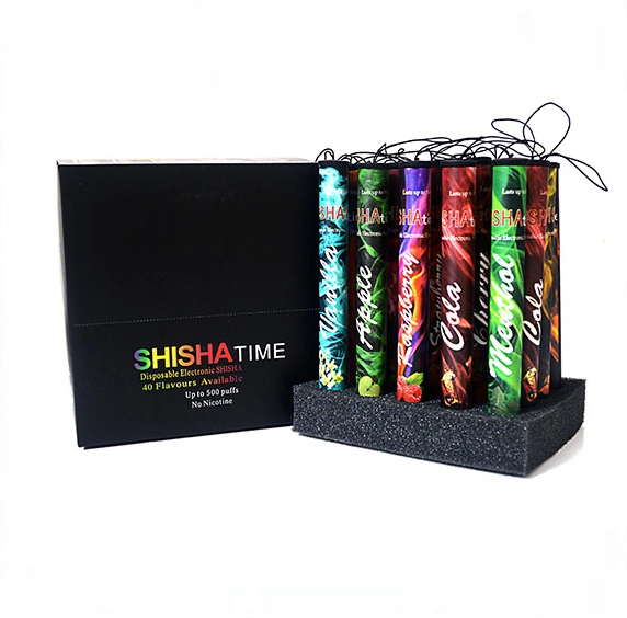 Shisha 500 Puffs Disposable/Chargeable Electronic Cigarette Slim Vape Pen Hookah