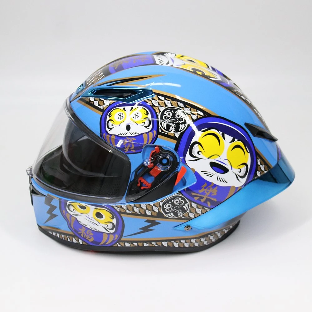 Nueva Moda Máscara de cara completa ABS ECE Street Helmet motocicleta CASCO DE motocross de bicicleta de los hombres DE PUNTO