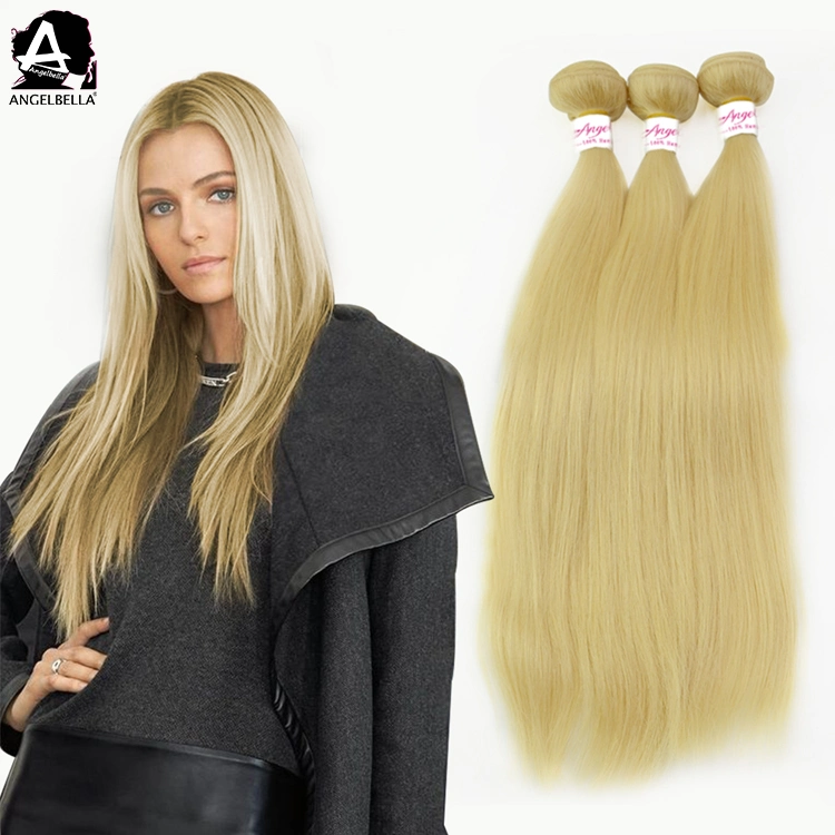 Angelbella Virgem peruano de cabelo humano 613# Sedoso Cabelo liso produtos