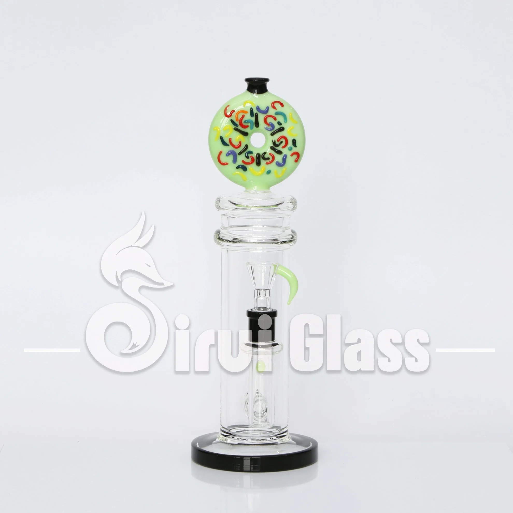 Sirui China Wholesale/Supplier Heady Glass Water Pipe Inline Head Perc Smoking for Smoking Water Glass Pipe Hookah Glass Water Pipe