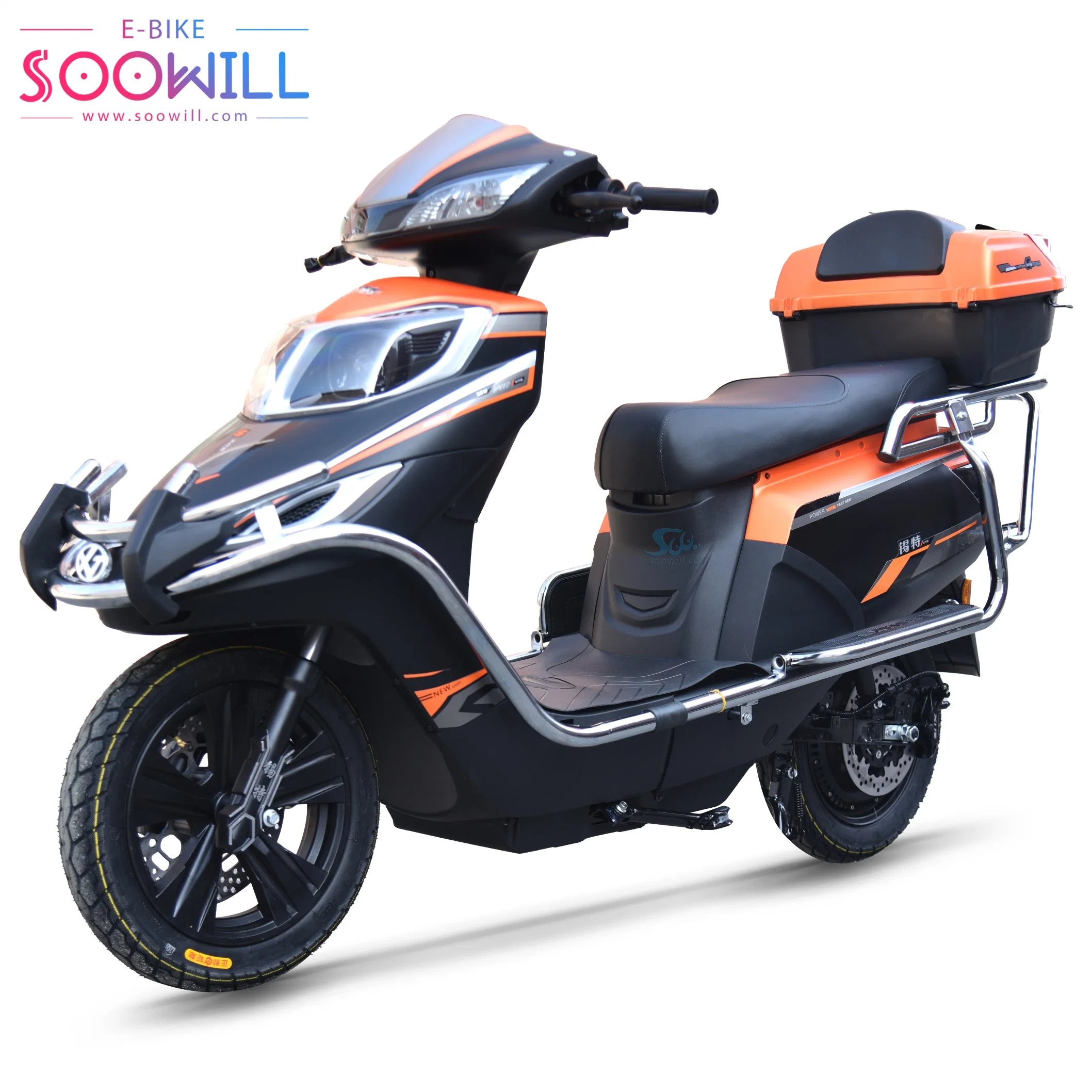 1200W Brush-Less DC Motor Ebike 72V32ah Lead-Acid Battery Electric Mobility Scooter Motorcycle