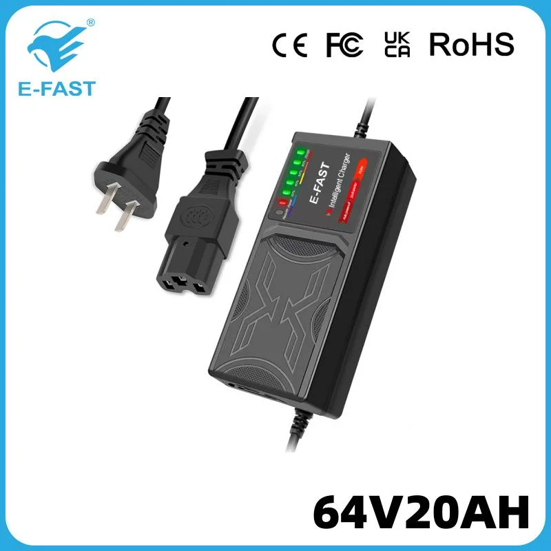 Intelligent Power Display 64V20ah Pulse Lead-Acid Electric Car Motorcycle Battery Charger