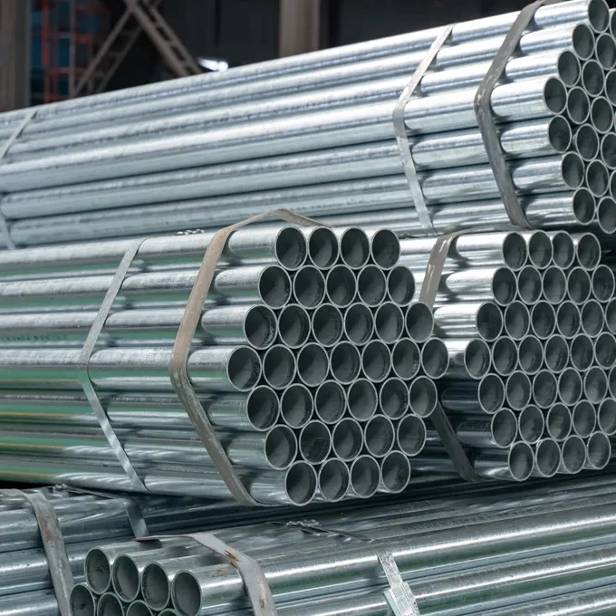 Making Wattled Wall Pipes 1.3m Length Galvanized Steel Round Pipe