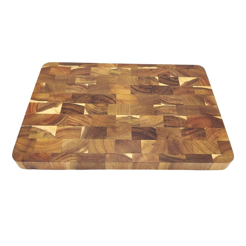 Household Acacia Wood Geometric Splicing Solid Wood Chopping Board