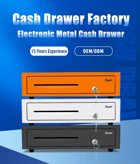Wholesale/Supplier Cash Register Payment Consumer Electronics Retail POS System Hardware Electronic Metal Cash Drawer for Retail POS System Machine