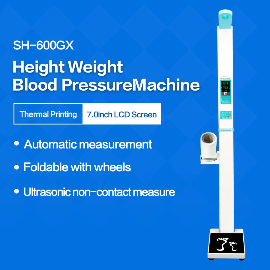 Pharmacy Can Fold Electronic Height Weight Scale and Blood Pressure