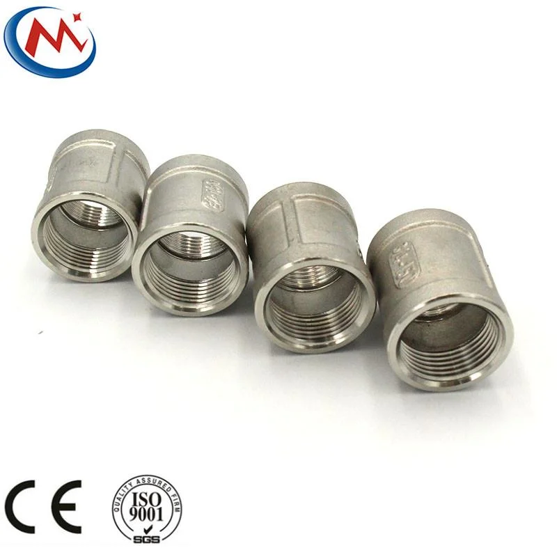 304 316 Stainless Steel Investment Casting Thread Pipe Fitting Socket Banded