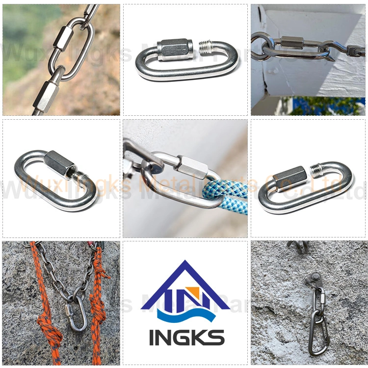 High quality/High cost performance  Rigging Hardware Galvanized Stainless Steel Iron Quick Link