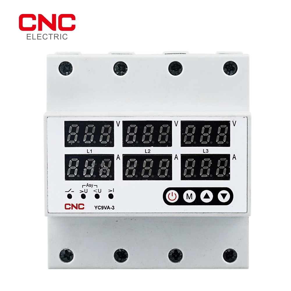 Factory 40/63/80A 40A 63A 80A Automatic Voltage Protector Overvoltage Protection Over Relay