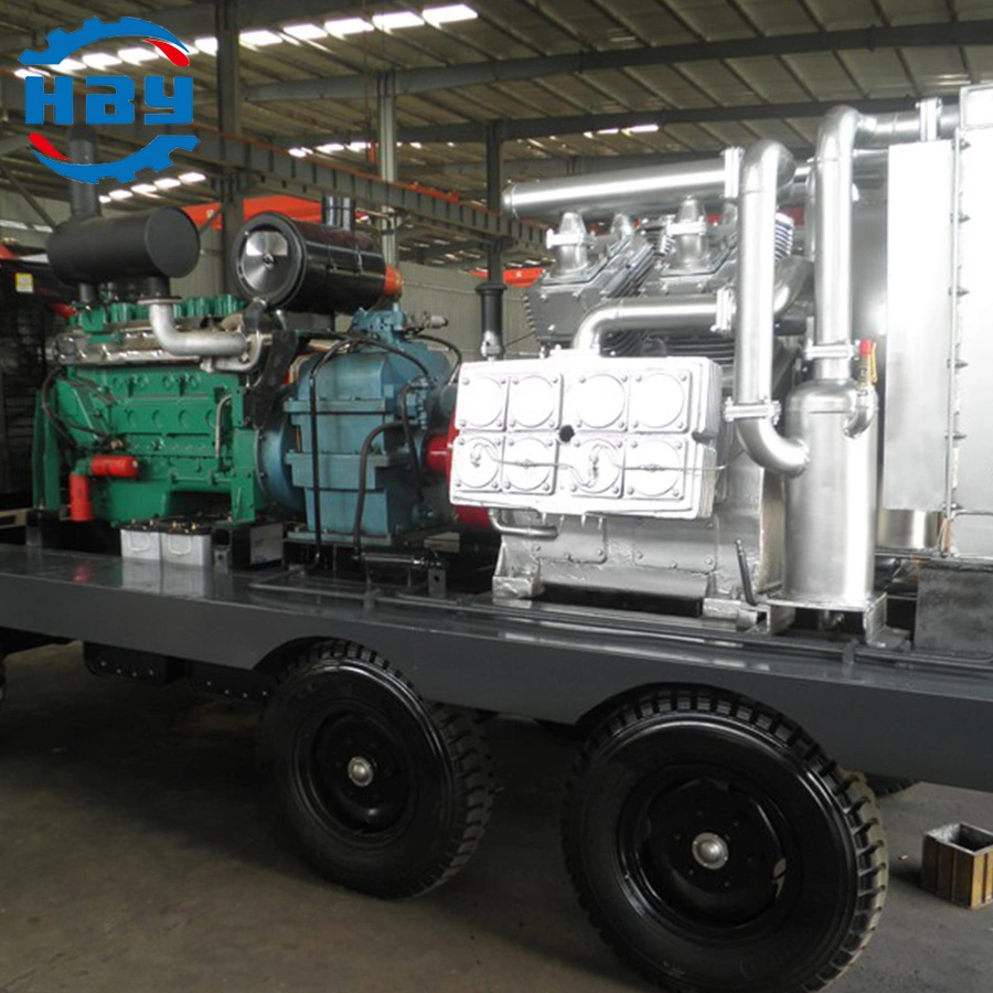 Economical Container Skid-Mounted High Pressure Diesel Air Compressor China Manufacturer