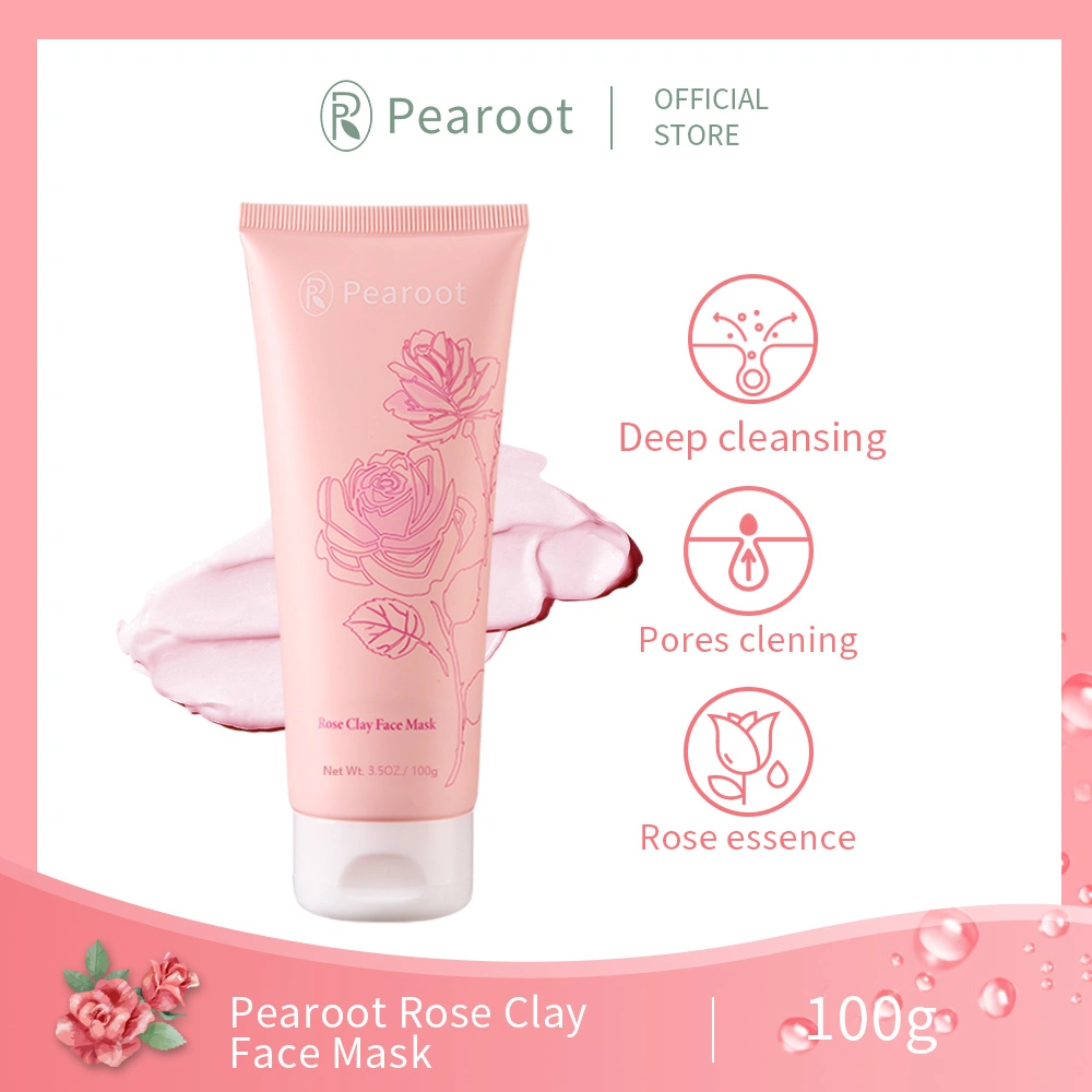 Pearoot Rose Essence Deep Cleaning Clay Face Mask