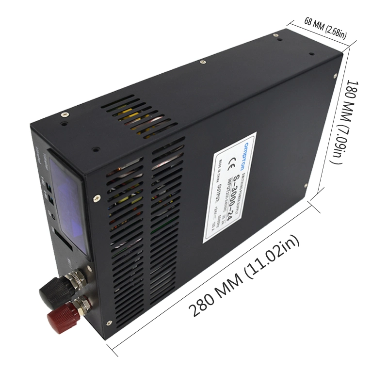 S-3000-24V Adjustable Voltage High DC LED Power Switching Supply 3000W AC to DC 24V 125A 12V 62.5A