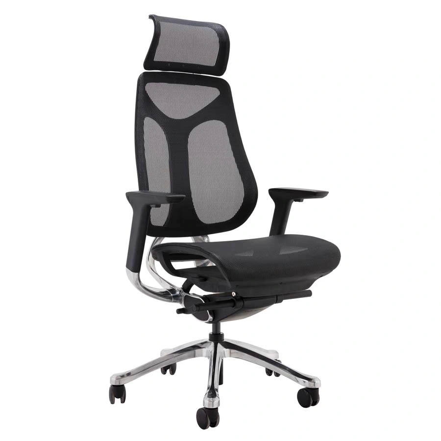 Executive Boss Suitable Mesh Chair with Headrest Computer Gaming Office Swivel Chair