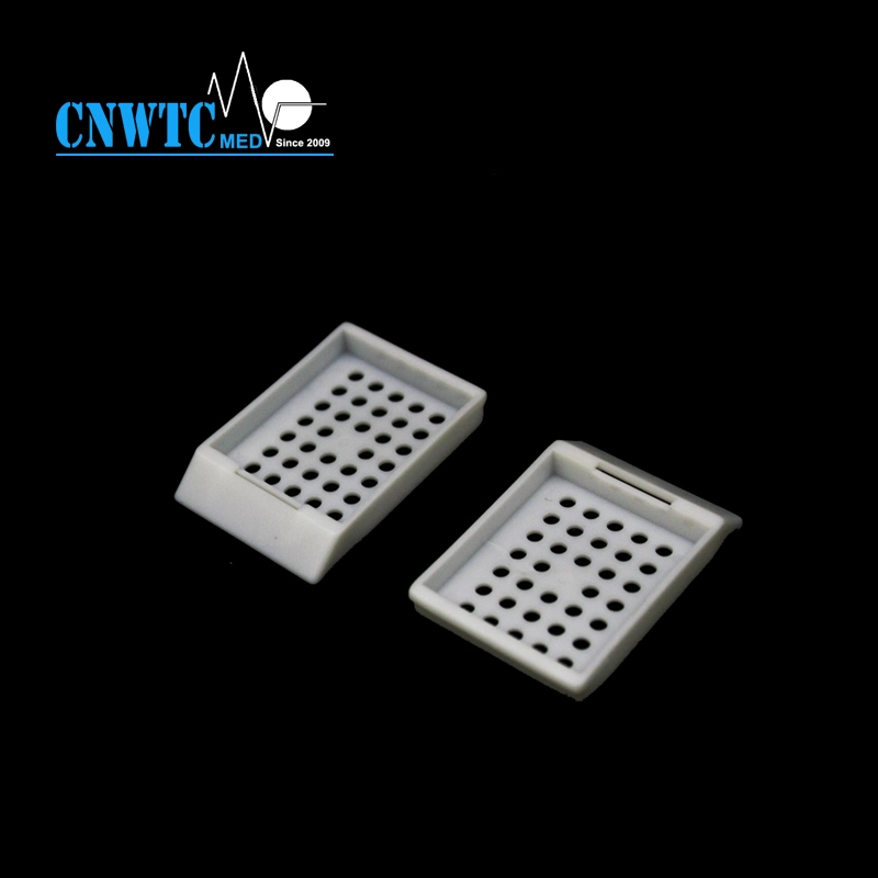 Laboratory Disposables Round Holes Plastic Tissue Embedding Cassette Box