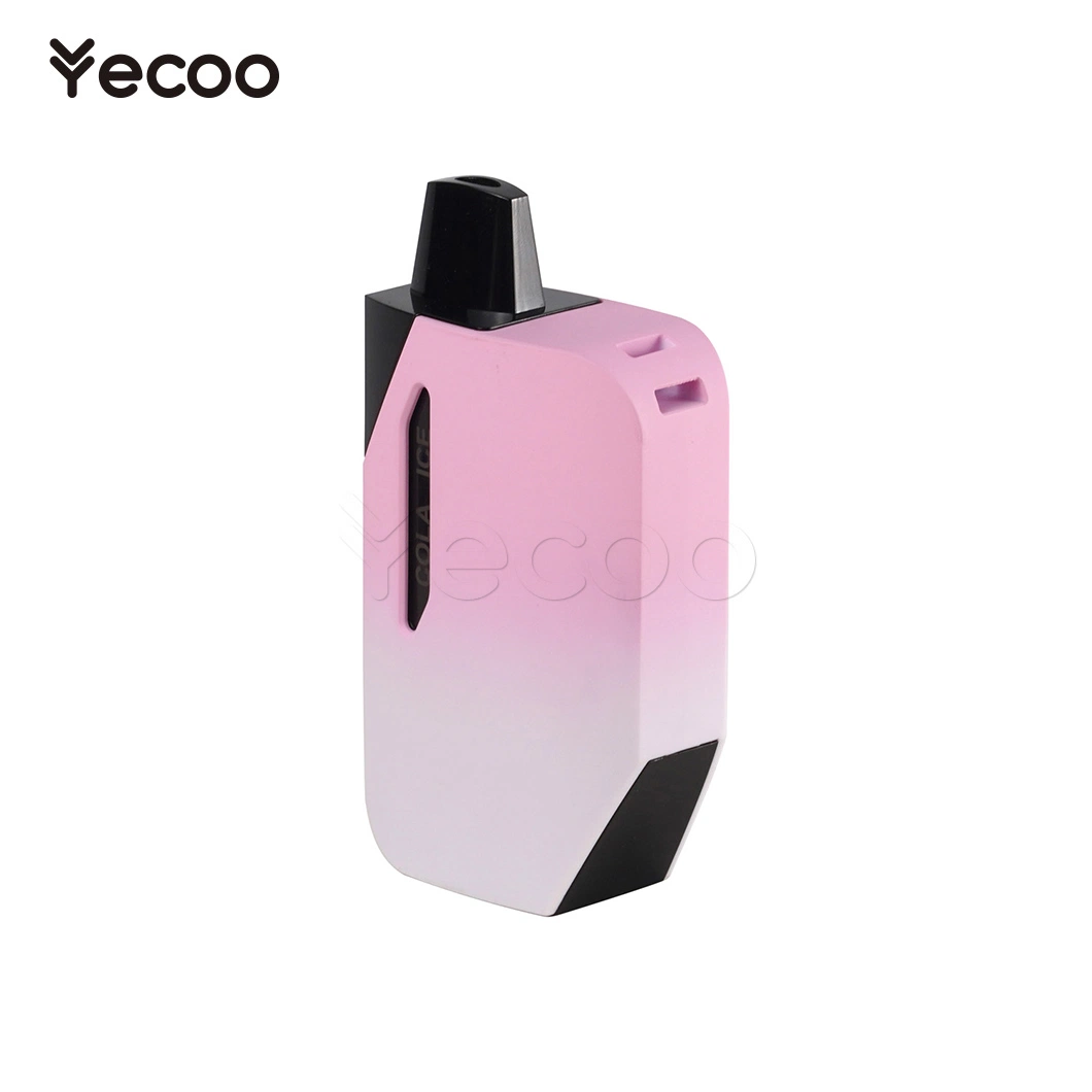 Yecoo Electronic luer acturers Rechargeable Vابيه Cartridge China D140 7000-12000+ نفخة صحة قابل للتفتيت [أتوميوم] سجائر إلكترونيّة