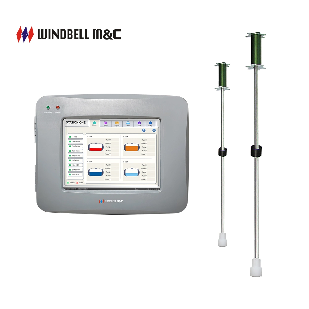 Windbell Atg System Gas Station Fuel Level Smart Monitor Console