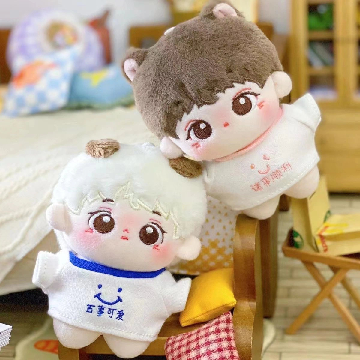 Handmade Custom Plush Kpop Doll Toy Wholesale/Supplier Various Soft Plush Handsome Idol Doll with ASTM CPC Certificate