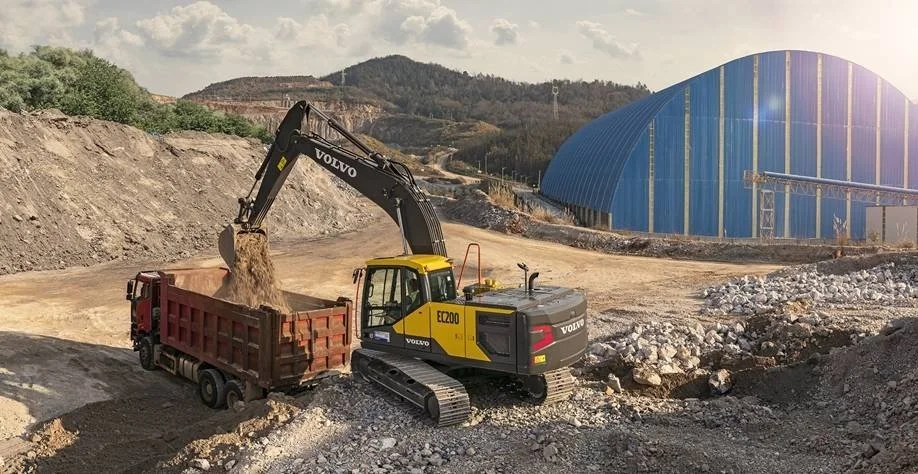 Volvo Pala hidráulica de 20 toneladas de excavadoras el EC200 con 123kw de potencia