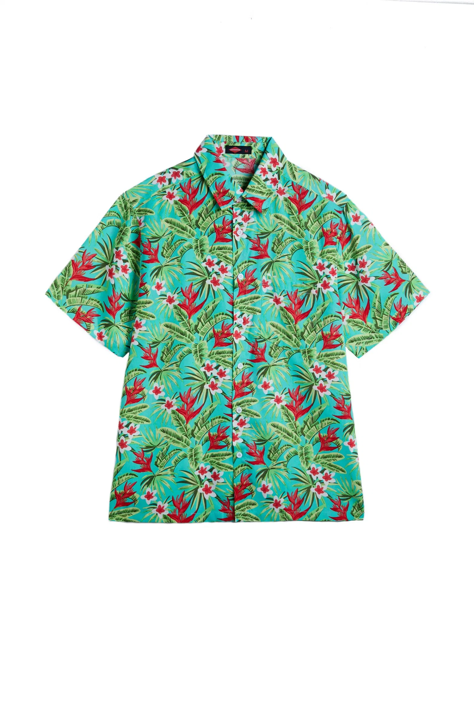 Custom Polyester Hawaii Shirt Dress Shirt Wholesale/Supplier Cotton Digital Sublimation Printing Men's Hawaiian Shirts