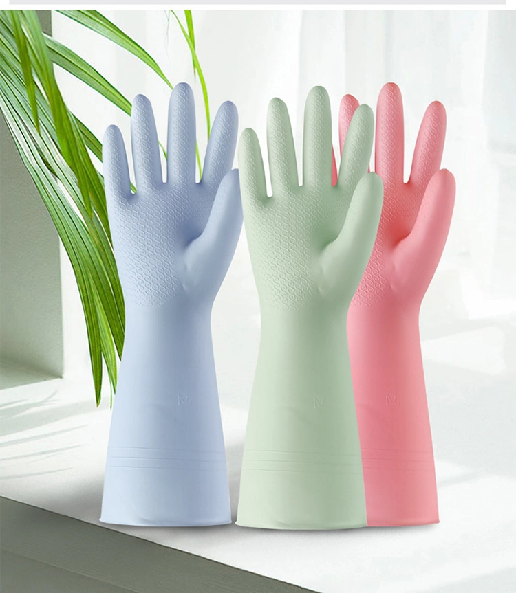 Female Durable Rubber Household Gloves