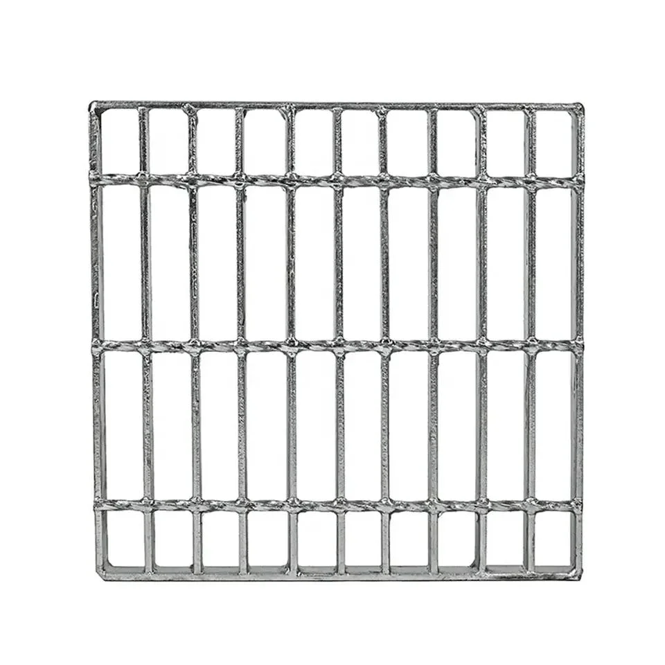 Plain Type Metal Walkway Grating, 25 X 5 / 30 X 3 Galvanized Floor Grating Stainless Steel Grating