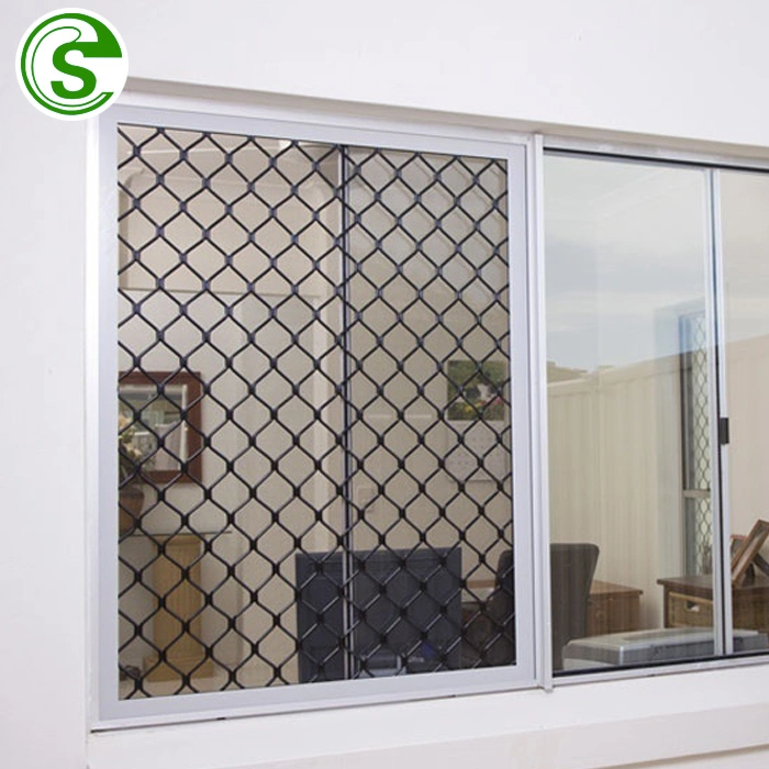 120cm X 580cm White Powder Coated Ral 9010 Amplimesh Grille for Sliding Doors