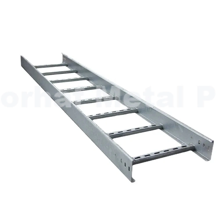 Powder-Coated Robust Trough Type Cable Tray in Steel for Escalator Parts