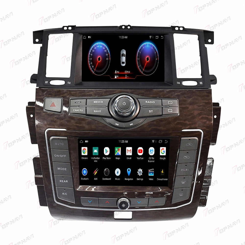 Système Android de navigation GPS sur DVD pour Nissan Patrol Y62 2010 2011 2012 2013 2014 2015 2016 2017 2018 2019 2020