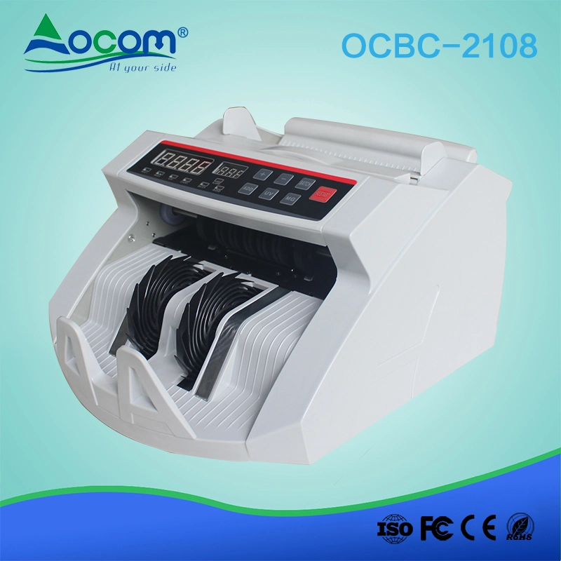 Banknote Counter Inspector Euro 2108 Bill Counter Machine for Bank