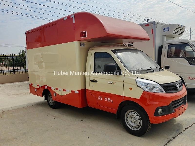 Philippine 4X2 Mini Food Truck Foton Mobile Street Fast Food Van with Ice Cream Machine