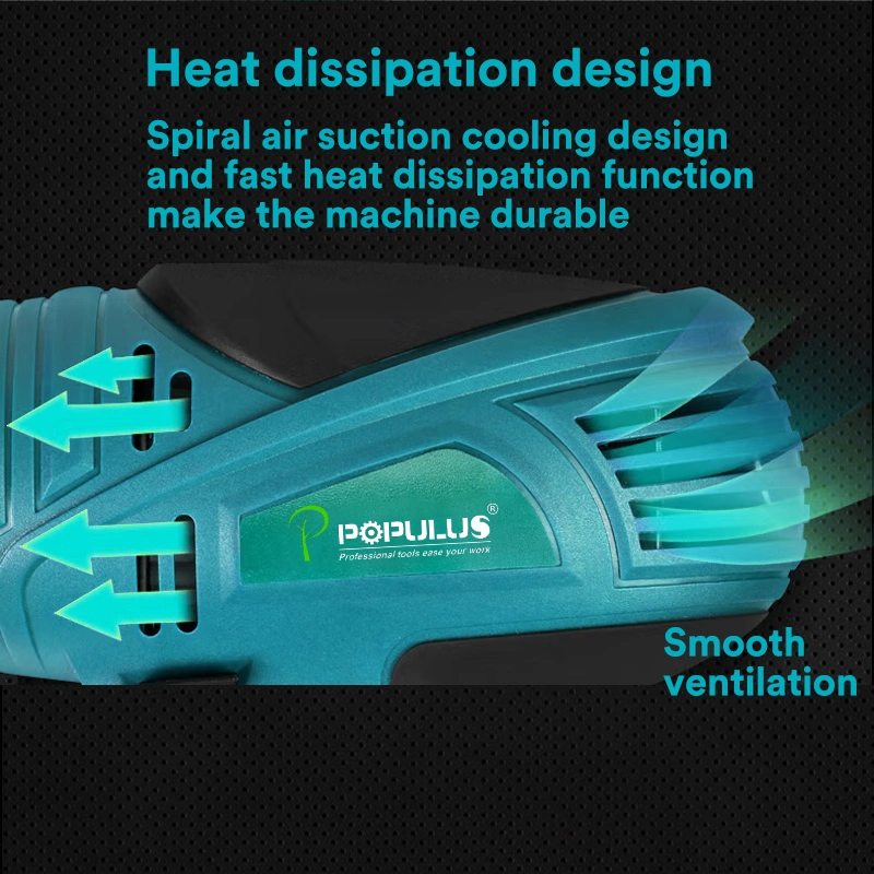 Populus nueva llegada Calidad Industrial destornillador eléctrico herramientas de poder 300W/10rpm de 0-750mm herramienta eléctrica de la sembradora para el mercado de Vietnam