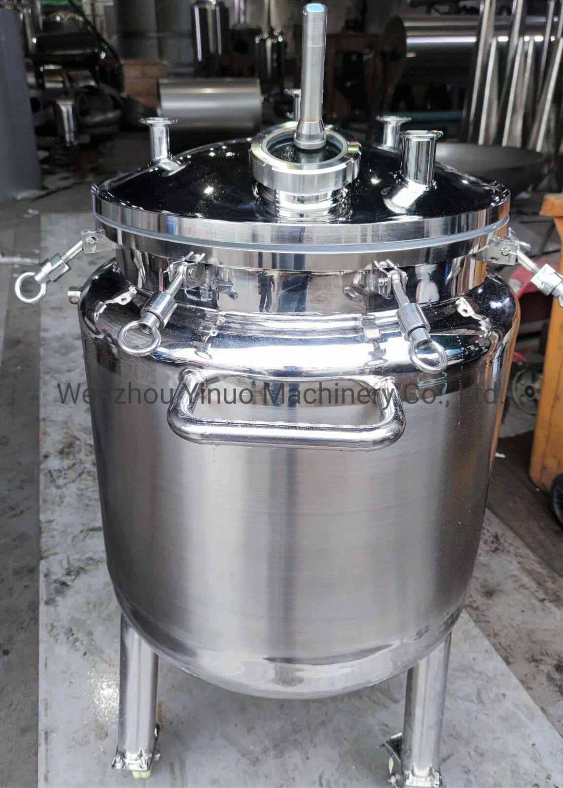 Vertical Stainless Steel Low Temperature Jacketed Insulation Storage Tank Vessel for Hemp Oil Extractor Alcohol