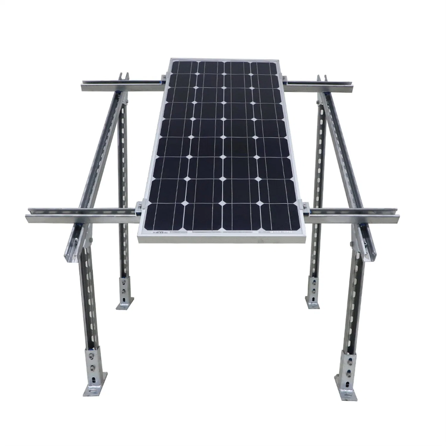 Photovoltaik-Großanlage Projekt Solarpaneel-Installationssystem Zinu-Aluminium-Magnesium U-förmig U-förmige Führungsschiene aus Stahl