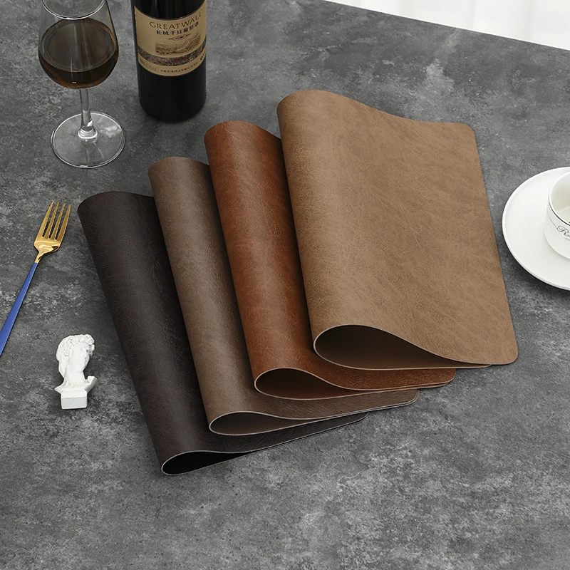 À prova de couro Placemats Non-Slip personalizado para a mesa de jantar