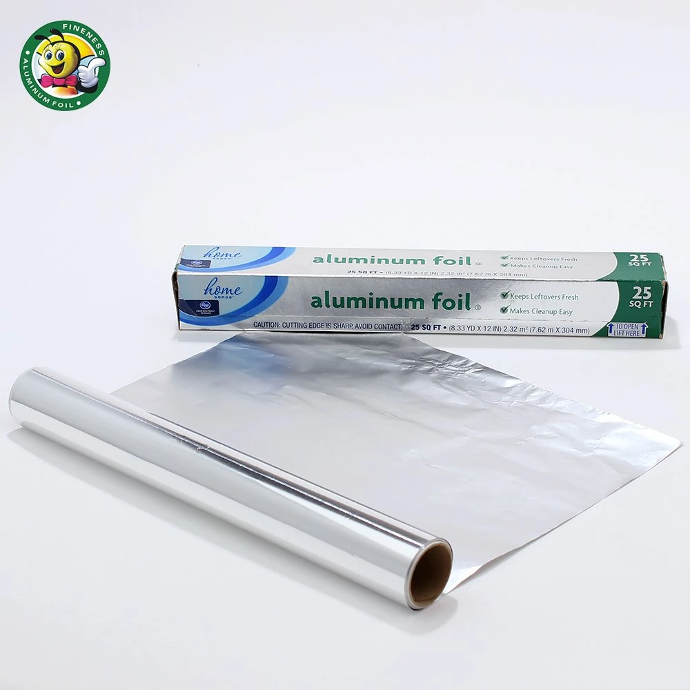 Aluminium Foil Used at Home or Supermarket Kitchen Food Packaging Aluminum Foil Roll Paper